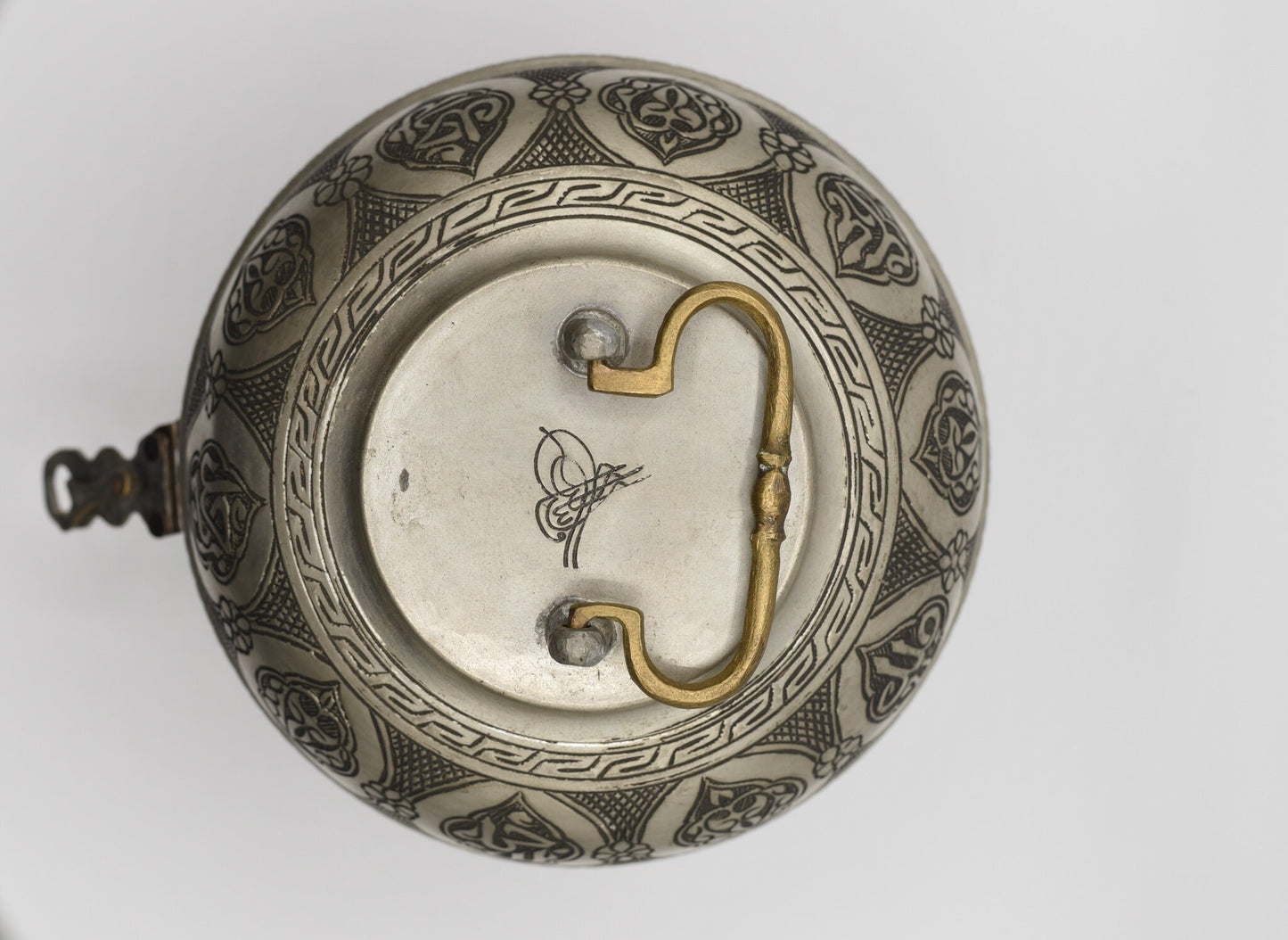 Vintage Collectable Handmade & Handcarved Turkish Copper Case Box with Latch