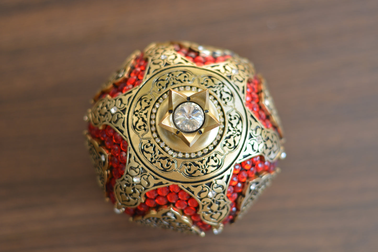 Crystal Pomegranate Islamic Home Decor Piece -5 x 4in