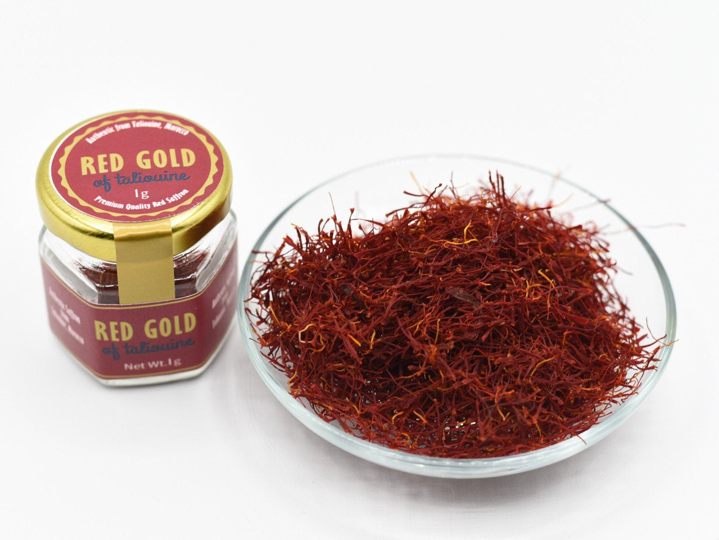 PURE Moroccan Taliouine Saffron Premium Quality No.1 in The World, RED GOLD-For Pilaf, Rice, Teas, Medicinal