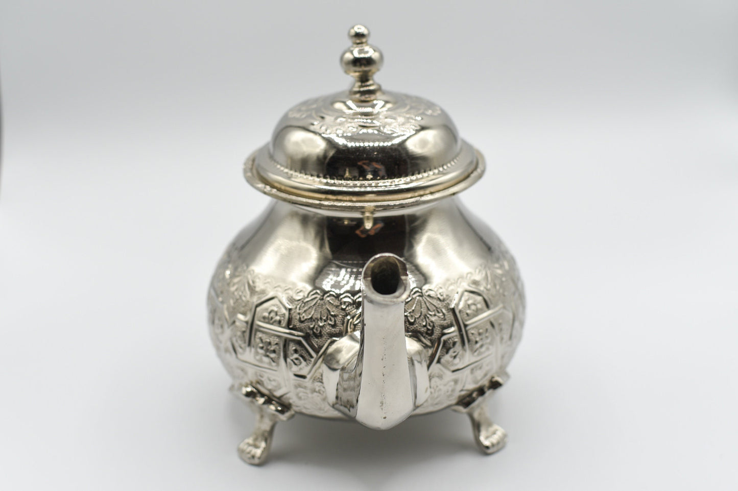 Moroccan traditional Handmade Silver Teapot  Large Size *THREE STYLES*
